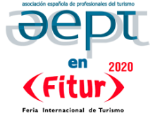 composición de logotipos de AEPT y Fitur